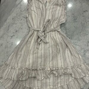 Chelsea & Violet Ruffled Striped Kids Dress